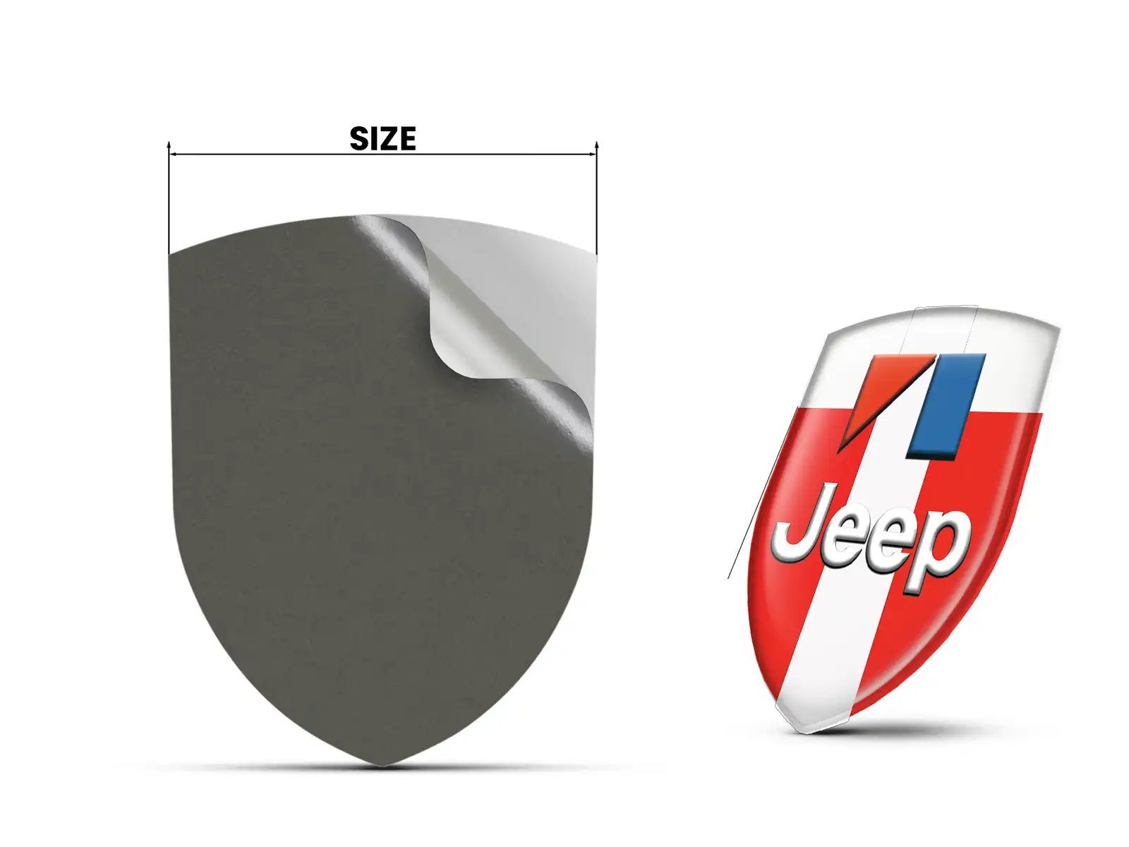 Jeep Permanent Stickers Pro Max Durable Stylish Design